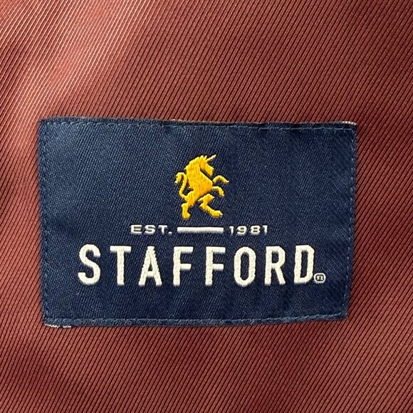Stafford Men's Burgundy Corduroy Sport Coat Big/Tall Size 60 Long NWT $220.00 - Picture 8 of 12